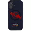 Red Bull Red Bull HC Silicone ORBR20 Logo Red Lining Apple iPhone 16 MagSafe tok, tengerészkék