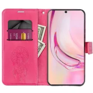   Mezzo Book Xiaomi Redmi 15 4G / 15 5G kinyitható tok kártyatartóval, álomfogó minta, magenta