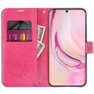 Mezzo Book Xiaomi Redmi 15 4G / 15 5G kinyitható tok kártyatartóval, mandala minta, magenta