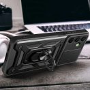 Tech-Protect Camshield Pro Xiaomi Redmi 15 4G / Redmi 15 5G strapabíró tok kameravédelemmel, kitámasztóval, fekete