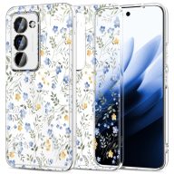  Tech-Protect Flexair Spring Flowers Xiaomi Redmi 15 4G / Redmi 15 5G tok, virág minta, átlátszó