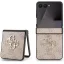 Guess PU 4G Metal Logo Samsung Galaxy Z Flip 7 hátlap tok, rózsaszín