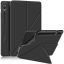 Origami Smart Case Samsung Galaxy Tab S7 Plus / Tab S7 FE / Tab S8 Plus mappa tok, érintőceruza tartóval, fekete