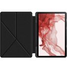 Origami Smart Case Samsung Galaxy Tab S7 / Tab S8 mappa tok, érintőceruza tartóval, fekete