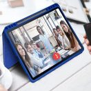 Origami Smart Case Apple iPad Air 11 (2024 / 2025) / iPad Air 4 / 5 (2020 / 2022) mappa tok, érintőceruza tartóval, kék