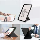 Origami Smart Case Apple iPad 11 2025 / iPad 10.9 2022 mappa tok, érintőceruza tartóval, fekete