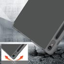 Origami Smart Case Apple iPad 11 2025 / iPad 10.9 2022 mappa tok, érintőceruza tartóval, szürke