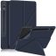 Origami Smart Case Apple iPad 11 2025 / iPad 10.9 2022 mappa tok, érintőceruza tartóval, sötétkék