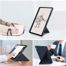 Origami Smart Case Apple iPad 11 2025 / iPad 10.9 2022 mappa tok, érintőceruza tartóval, sötétkék