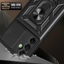 Tech-Protect Camshield Pro Samsung Galaxy S23 FE strapabíró tok kameravédelemmel, kitámasztóval, fekete