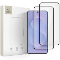   Tech-Protect Glass Fit+ Samsung Galaxy S25 FE kijelzővédő üvegfólia, fekete (2db)