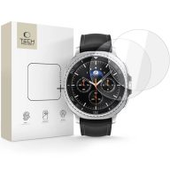   Tech-Protect Glass Fit+ Samsung Galaxy Watch8 Classic (46mm) kijelzővédő üvegfólia, átlátszó (2db)
