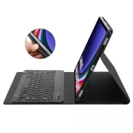   Tech-Protect Sc Pen Samsung Galaxy Tab S10 Lite / S10 FE / S9 FE / S9 oldalra nyíló, kitámasztható mappa tok ceruza tartóval, billentyűzettel, fekete