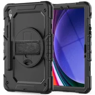   Tech-Protect Solid Samsung Galaxy Tab S10 Lite / S10 FE / S9 FE / S9 tablet tok kitámasztóval, fekete