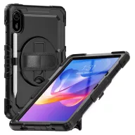  Tech-Protect Solid Samsung Galaxy Tab S10 Lite / S10 FE / S9 FE / S9 tablet tok kitámasztóval, fekete