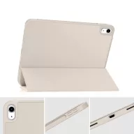   Tech-Protect Sc Pen Apple iPad 11 2025 / iPad 10.9 2022 oldalra nyíló, kitámasztható mappa tok ceruza tartóval, bézs