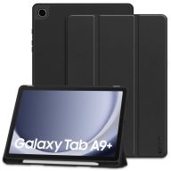   Tech-Protect Sc Pen Samsung Galaxy Tab A9+ oldalra nyíló, kitámasztható mappa tok ceruza tartóval, fekete