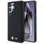 BMW Leather Carbon Samsung Galaxy S25 Ultra bőr MagSafe hátlap tok, fekete