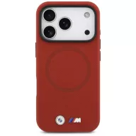   BMW M FW Metal Logo Apple iPhone 17 Pro MagSafe hátlap tok, piros