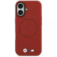   BMW M FW Metal Logo Apple iPhone 17 MagSafe hátlap tok, piros