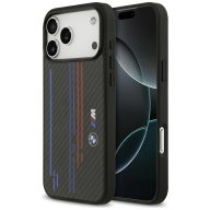   BMW M Kevlar Lines & Logo Apple iPhone 17 Pro Max MagSafe hátlap tok, fekete