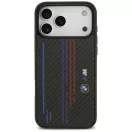 BMW M Kevlar Lines & Logo Apple iPhone 17 Pro Max MagSafe hátlap tok, fekete