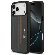   BMW M Kevlar Lines & Logo Apple iPhone 17 Pro MagSafe hátlap tok, fekete
