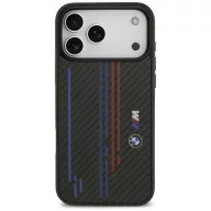   BMW M Kevlar Lines & Logo Apple iPhone 17 Pro MagSafe hátlap tok, fekete