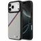 BMW M Tricolor Metal Logo Apple iPhone 17 Pro MagSafe hátlap tok, szürke