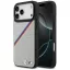 BMW M Tricolor Metal Logo Apple iPhone 17 Pro MagSafe hátlap tok, szürke