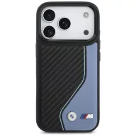   BMW M Carbon Logo Apple iPhone 17 Pro Max MagSafe hátlap tok, kék