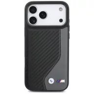   BMW M Carbon Logo Apple iPhone 17 Pro Max MagSafe hátlap tok, antracit szürke