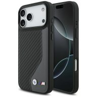   BMW M Carbon Logo Apple iPhone 17 Pro MagSafe hátlap tok, antracit szürke