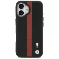   BMW M Perforated Stripe Logo Apple iPhone 17 MagSafe hátlap tok, fekete-piros