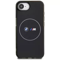   BMW IML Metal White Circle Apple iPhone 17e / iPhone 16e MagSafe hátlap tok, fekete