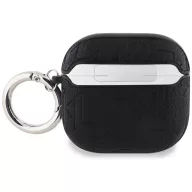   Karl Lagerfeld Monogram Karl & Choupette Head Apple AirPods 4 tok, fekete