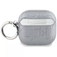   Karl Lagerfeld Monogram Karl Head Apple AirPods 4 tok, ezüst