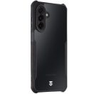 Tactical Quantum Stealth Samsung Galaxy A17 hátlap tok, átlátszó/fekete