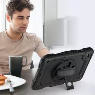   Tech-Protect Solid Samsung Galaxy Tab A9 tablet tok kitámasztóval, fekete