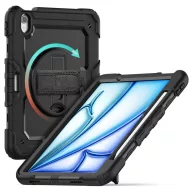   Tech-Protect Solid Apple iPad Air 11 2024 / 2025 tablet tok kitámasztóval, fekete
