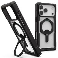   UAG Plasma XTE Apple iPhone 17 Pro Max hátlap tok kitámasztóval, MagSafe, black/clear