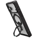 UAG Plasma XTE Apple iPhone 17 Pro Max hátlap tok kitámasztóval, MagSafe, black/clear