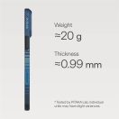 Pitaka Ultra Slim Apple iPhone 17 Pro Max hátlap tok, Aramid, MagSafe, moonrise