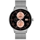 Colmi V89 okosóra AMOLED kijelzővel, pulzusméréssel, véroxigénméréssel, acél ezüst