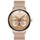 Colmi V89 okosóra AMOLED kijelzővel, pulzusméréssel, véroxigénméréssel, acél arany