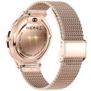 Colmi V89 okosóra AMOLED kijelzővel, pulzusméréssel, véroxigénméréssel, acél arany