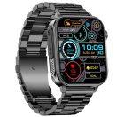 Colmi P80 okosóra pulzusméréssel, véroxigén / alvásméréssel, IP67, acél fekete