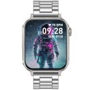 Colmi P80 okosóra pulzusméréssel, véroxigén / alvásméréssel, IP67, acél ezüst