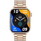 Colmi P80 okosóra pulzusméréssel, véroxigén / alvásméréssel, IP67, acél arany