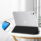 Tech-Protect Sc Pen Hybrid Apple iPad 11 2025 / 10.9 2022 oldalra nyíló, kitámasztható mappa tok ceruza tartóval, fekete